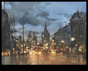 ظلال سيتي سكيب: اللعب بالضوء والظلام في الرسومات