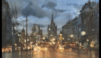 ظلال سيتي سكيب: اللعب بالضوء والظلام في الرسومات