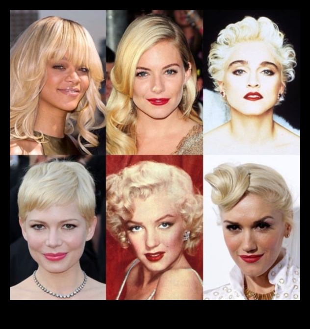 أيقونات الشعر الأشقر: معركة الأنماط المميزة