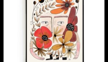 السكون في الإزهار: ترتيبات الأزهار على الورق