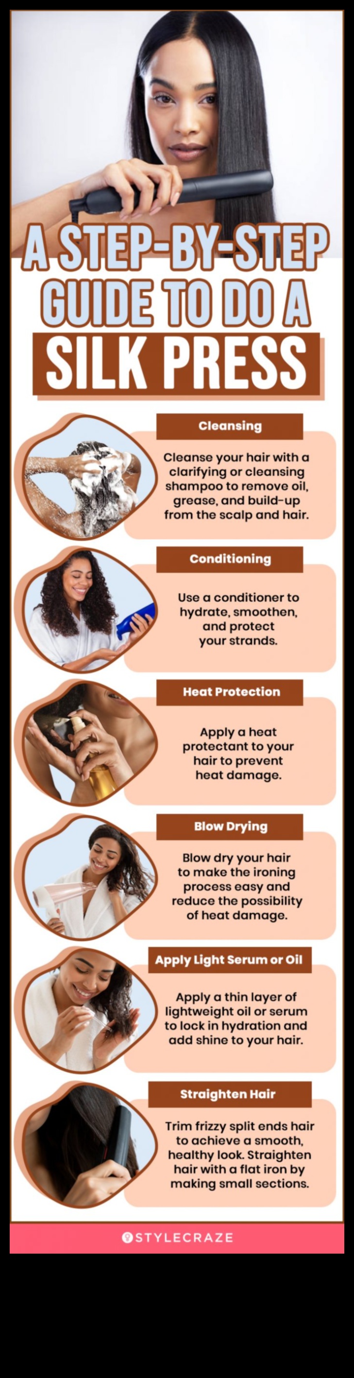 فن تمليس الشعر: دليل للحصول على خصلات شعر ناعمة كالحرير 4 فن تمليس الشعر: تقنيات للحصول على أقفال ناعمة كالحرير